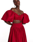 DANI Maxi skirt in RED