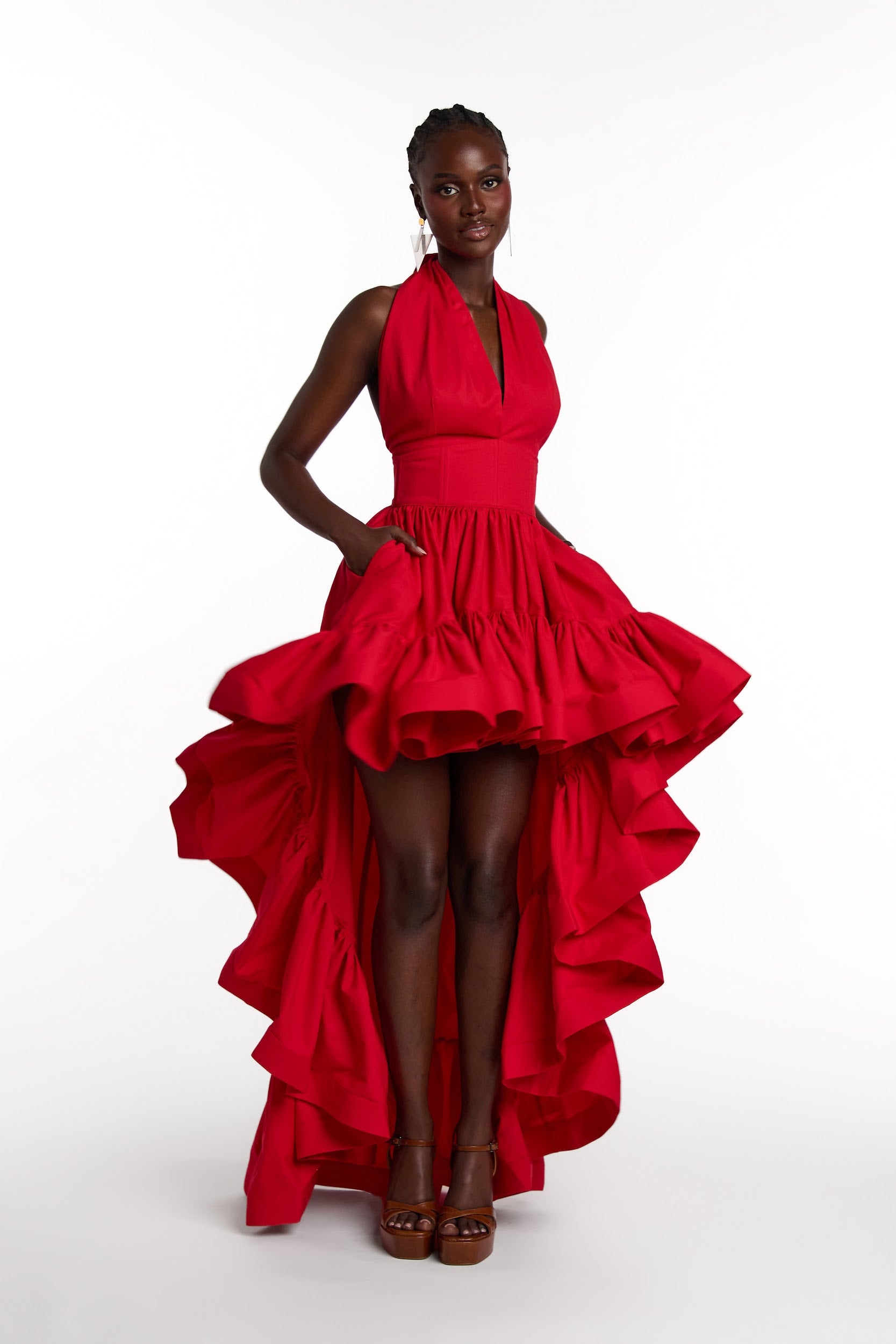 high low dresses ever ALYNA|Sparkly Bodice Prom for Women Sequin Details High Low Formal Detachable Overskirt