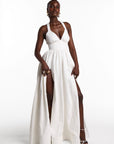 ADELE Maxi Dress in WHITE