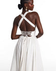 ADELE Maxi Dress in WHITE
