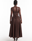 SERENA Crop Top in BROWN