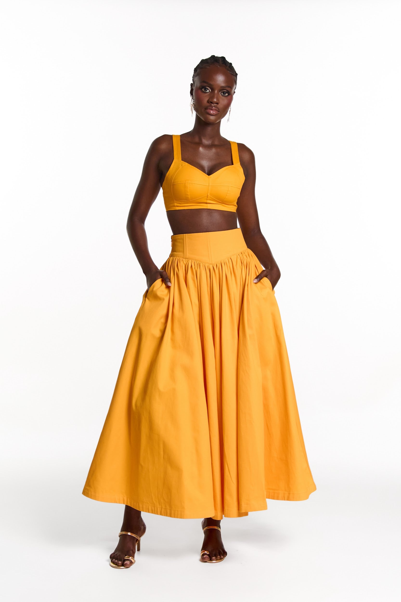 SERENA Crop Top in AMBER