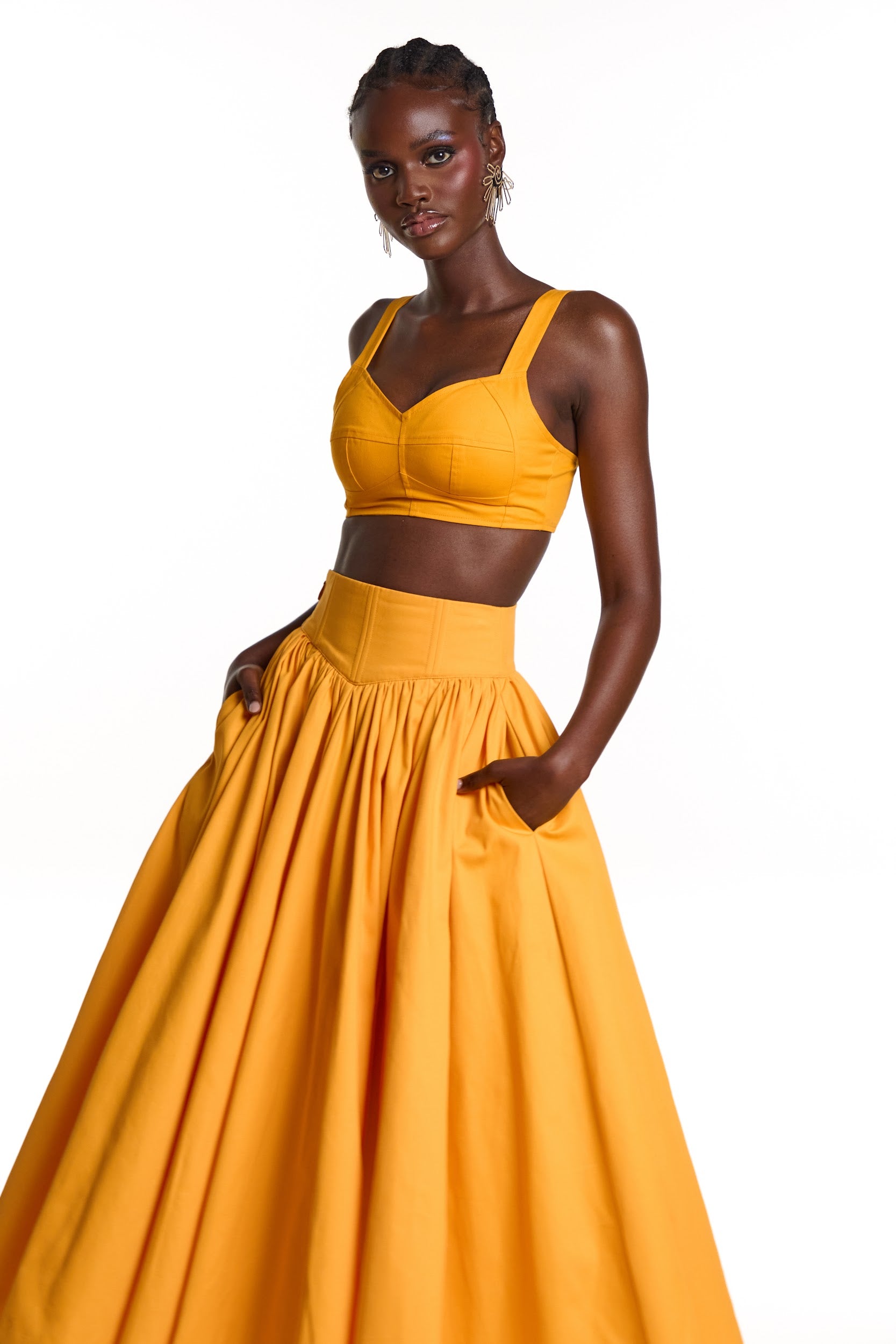 DANI Maxi skirt in AMBER
