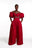 KIARA Wide Leg Pants in RED