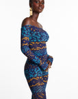 ANU BLUE Off-Shoulder Top