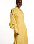 VERA Shirt Dress in Yellow