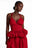 ADELE Peplum Top in RED