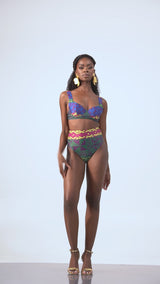 ANU GREEN High Waist Bikini Bottom