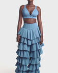 Light Denim AZURE Bra Top