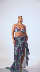ZURI CHIFFON WRAP SKIRT