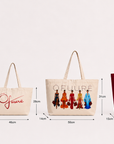 ÖFUURË Large Tote Bag in BURGUNDY
