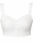 Linen SERENA Crop Top IN WHITE