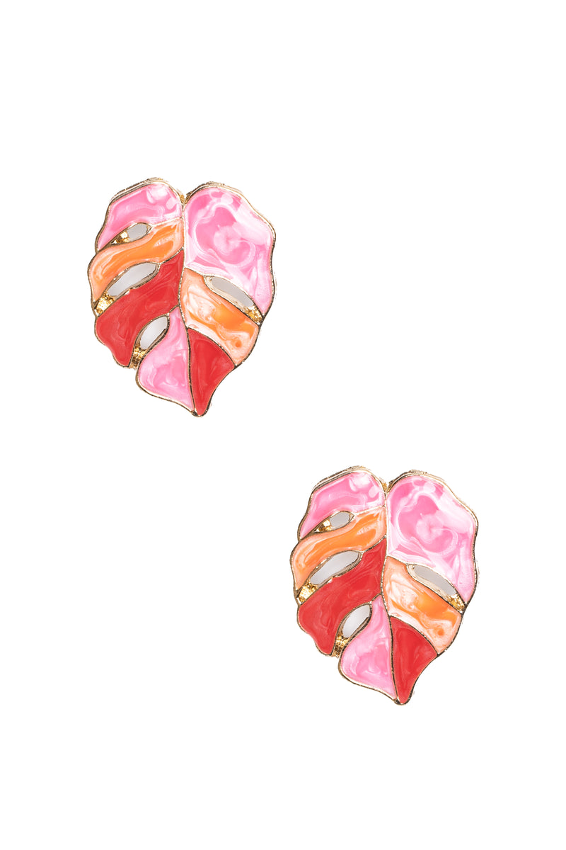 Leaf Stud Earrings