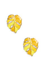 Leaf Stud Earrings
