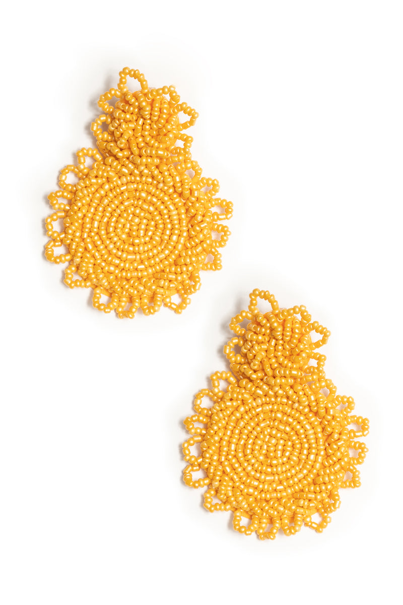 SASHA EARRINGS in yellow