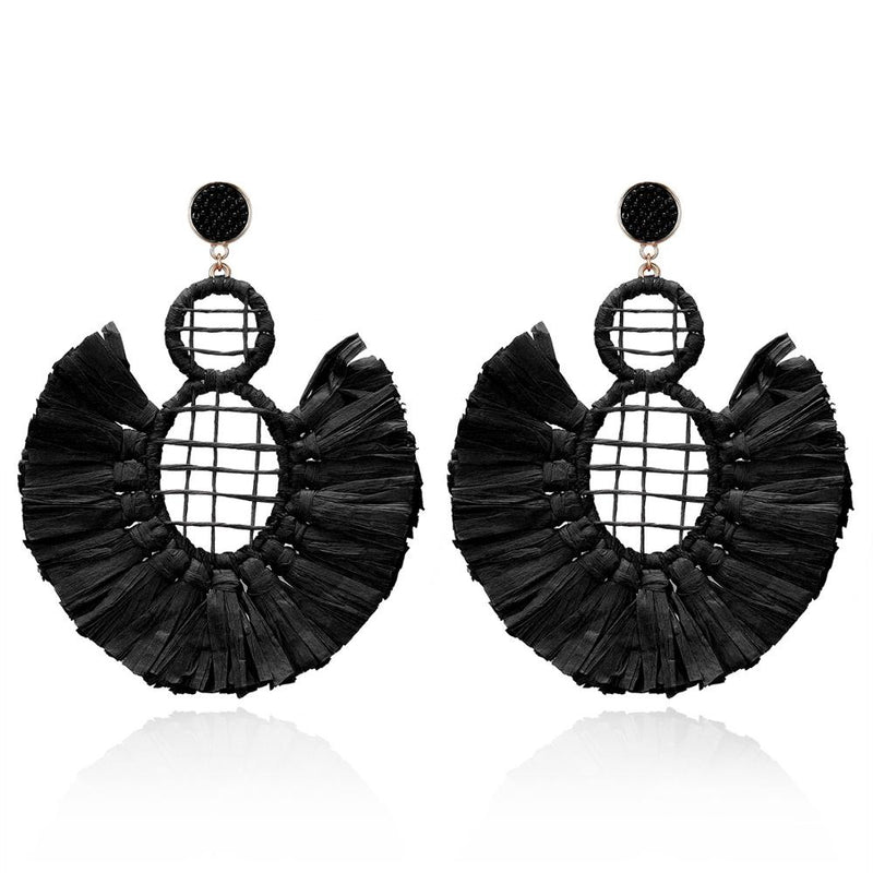 NARI EARRINGS in black