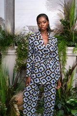 SHOPE African print Pantsuit BLAZER