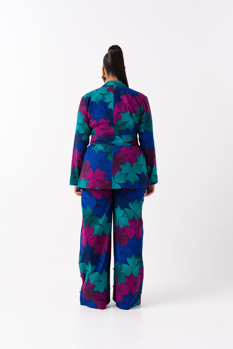 ZURI African print Pantsuit BLAZER
