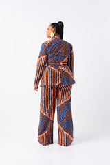 FIMI African Print high waist trousers ( 3 LENGTH)
