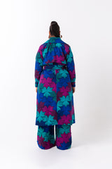 ZURI African Print Trench Jacket