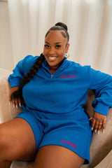 BLUE QUEEN Pullover SHORT Set