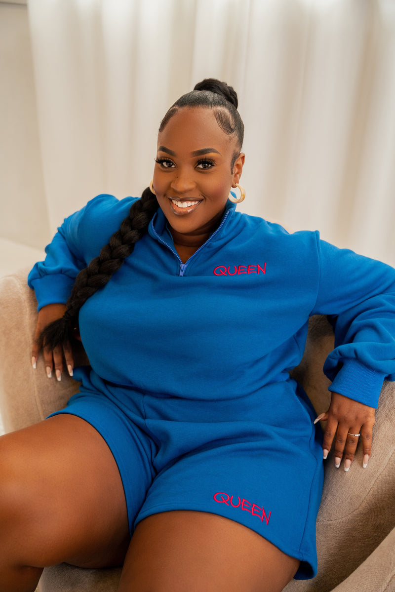 BLUE QUEEN Pullover SHORT Set