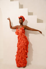 SAMIAH RUFFLE MAXI DRESS