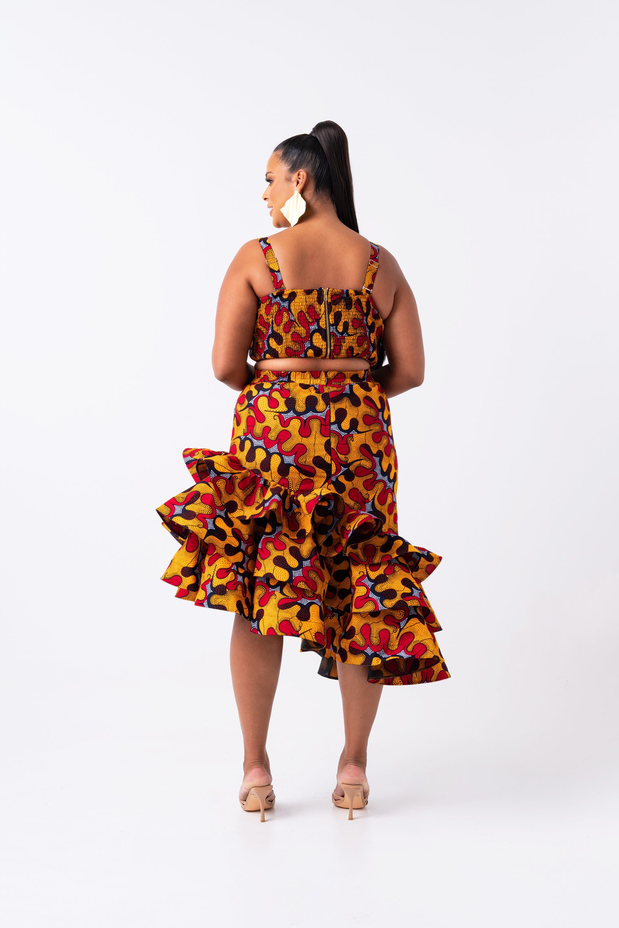 LIRA African Print Crop Top