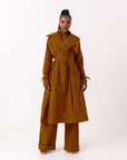 AGBANI African Print Trench Jacket