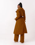 AGBANI African Print Trench Jacket
