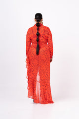 SAMIAH CHIFFON WRAP SKIRT