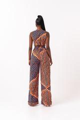 FIMI African Print high waist trousers ( 3 LENGTH)