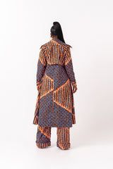 FIMI African Print Trench Jacket