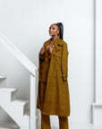 AGBANI African Print Trench Jacket