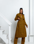 AGBANI African Print Trench Jacket