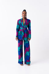 ZURI African print Pantsuit BLAZER