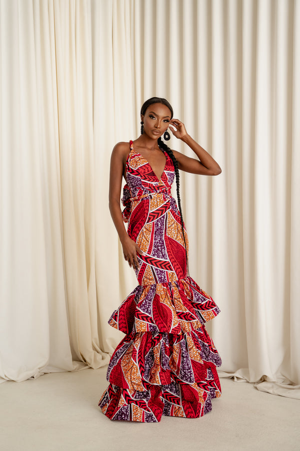 FOLABI Mermaid Maxi Infinity Dress