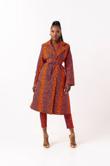 JEMIMA African Print Trench COAT