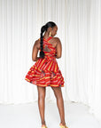 AFE African Print Flair Mini Infinity dress