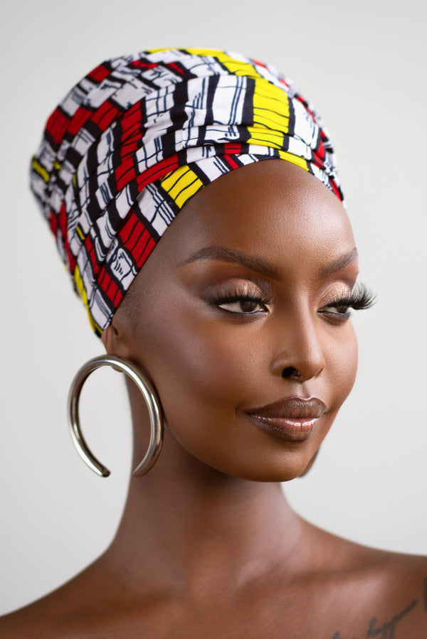 OPE African Print Headwrap