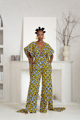 MOYO African print infinity jumpsuit (3 LENGTH)