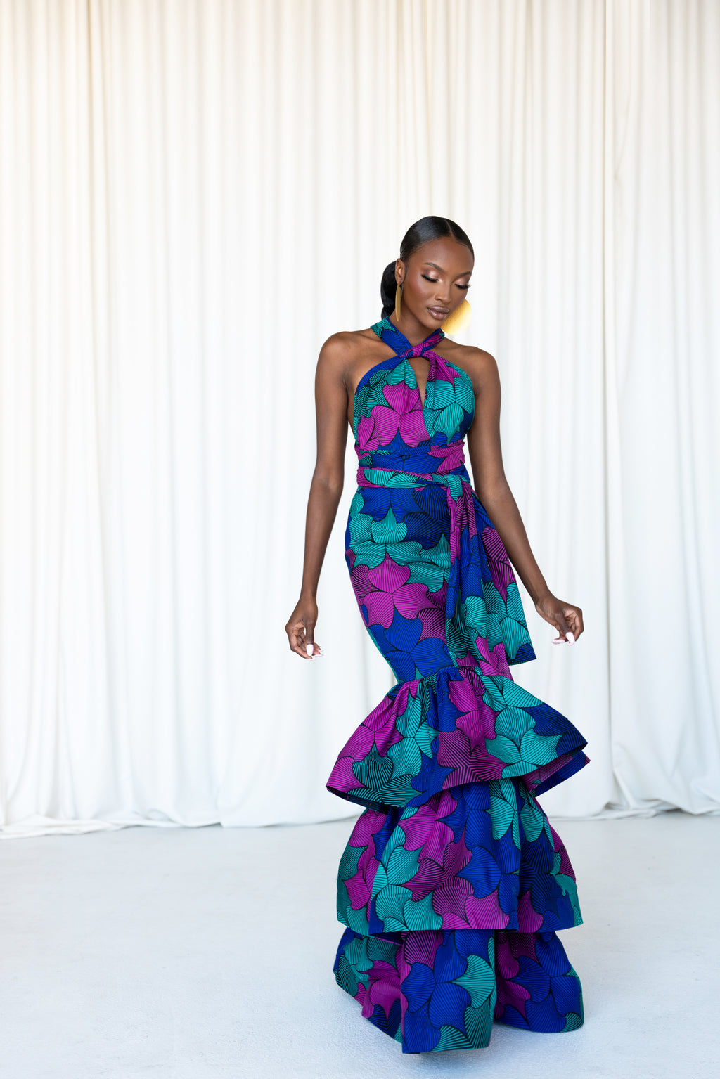 ZURI Mermaid Maxi Infinity Dress – OFUURE