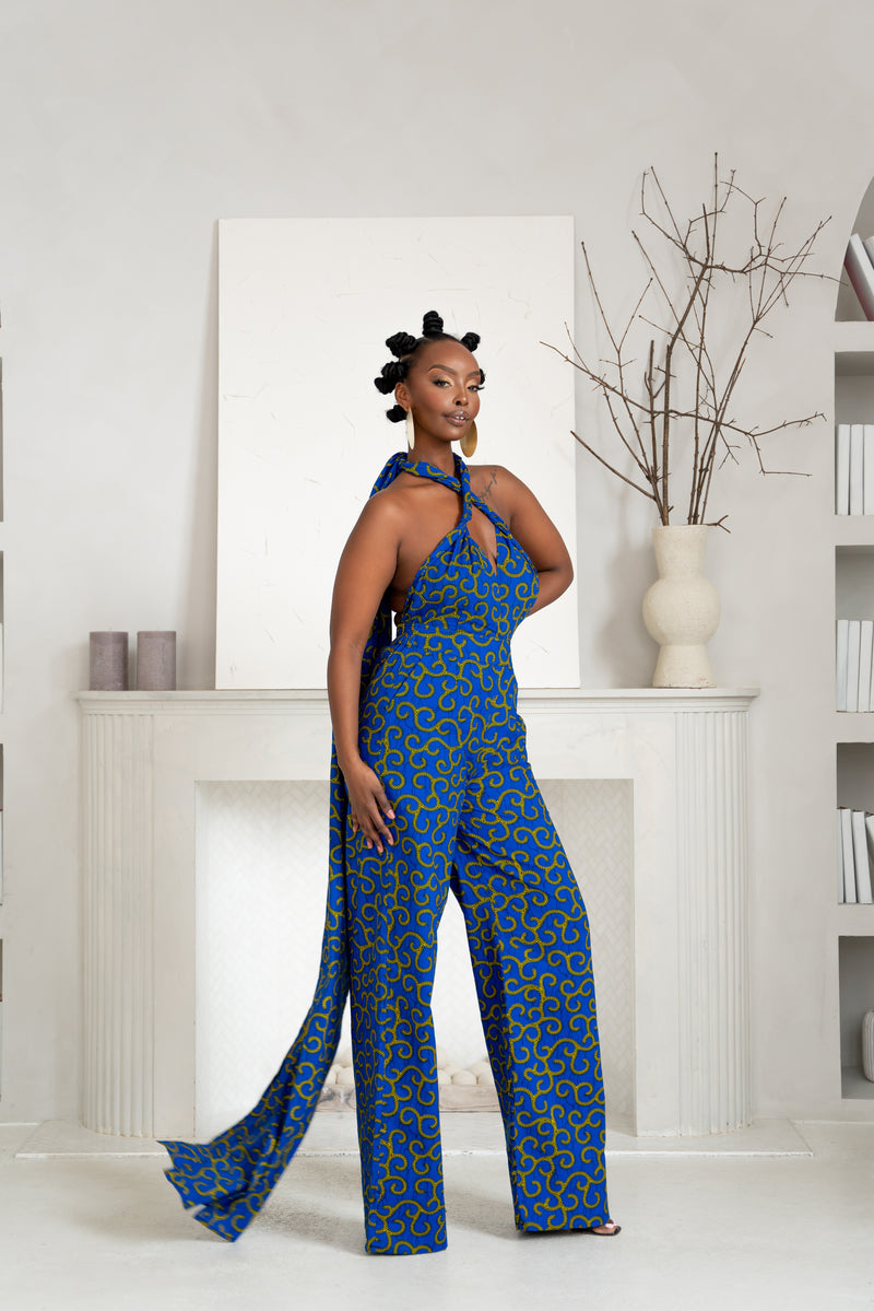LOLO African print infinity jumpsuit (3 LENGTH)