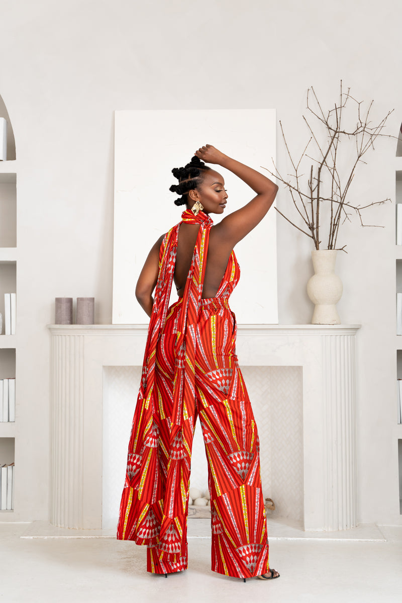 AFE African print infinity jumpsuit (3 LENGTH)