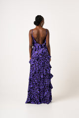 FARRAH RUFFLE MAXI DRESS