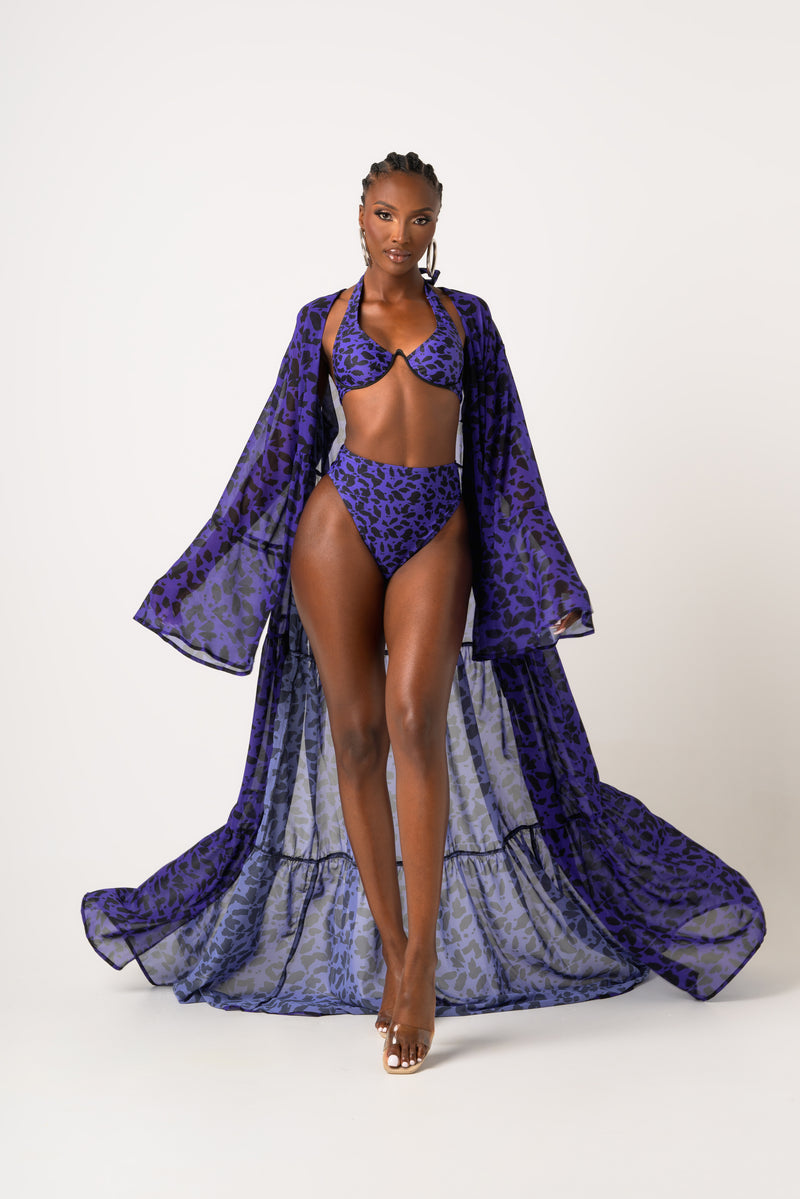FARRAH LONG SLEEVE CHIFFON KIMONO