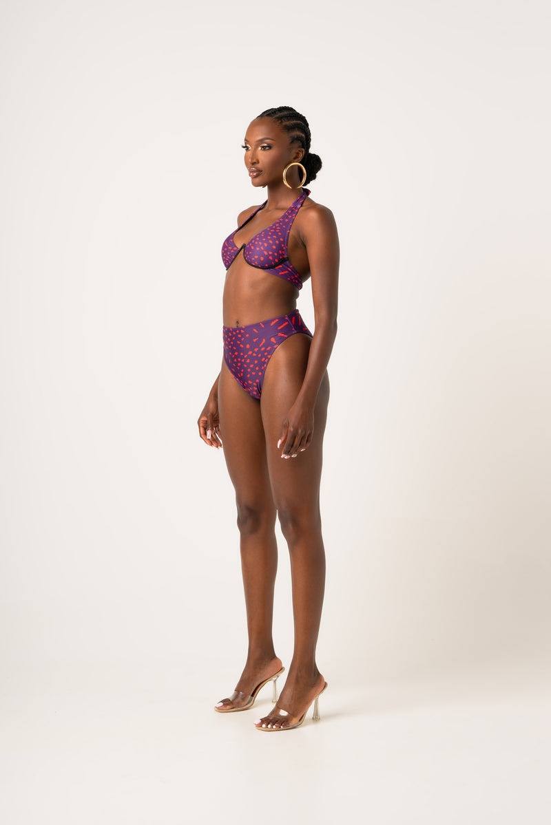 AMINAH Halter Bikini top