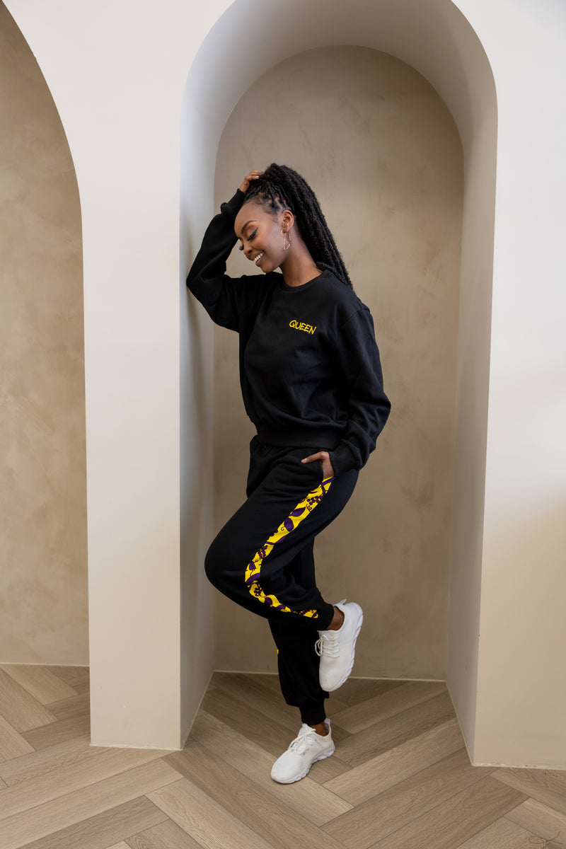 BLACK QUEEN / KING Jogger Set