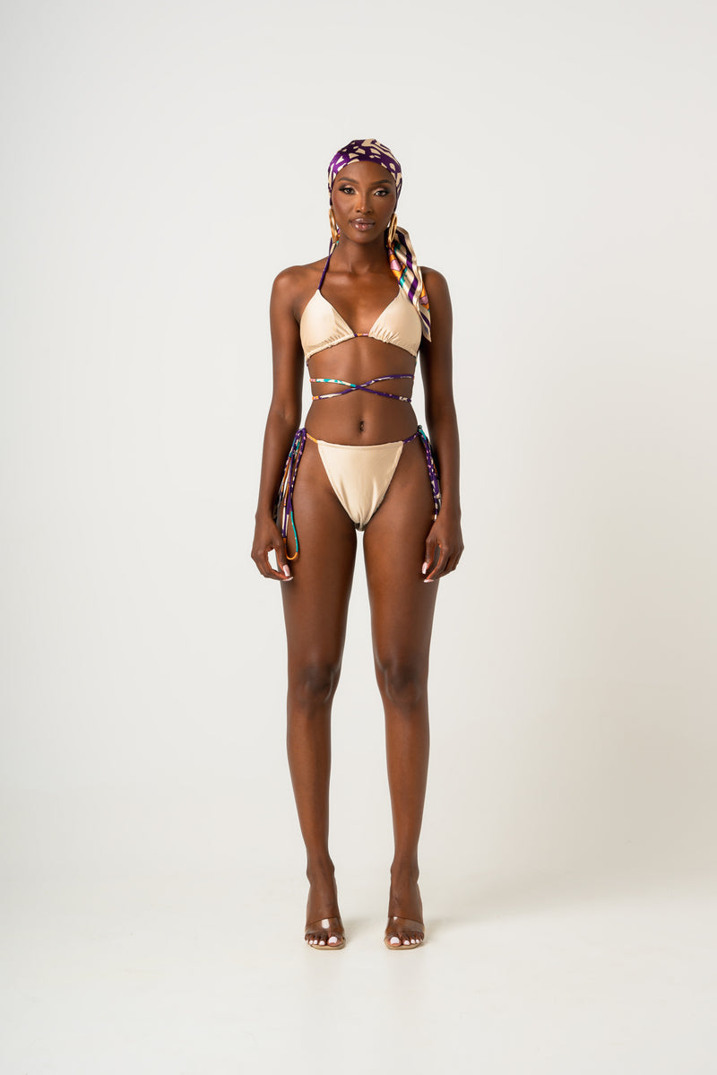 ANU PURPLE Reversible Bikini Top