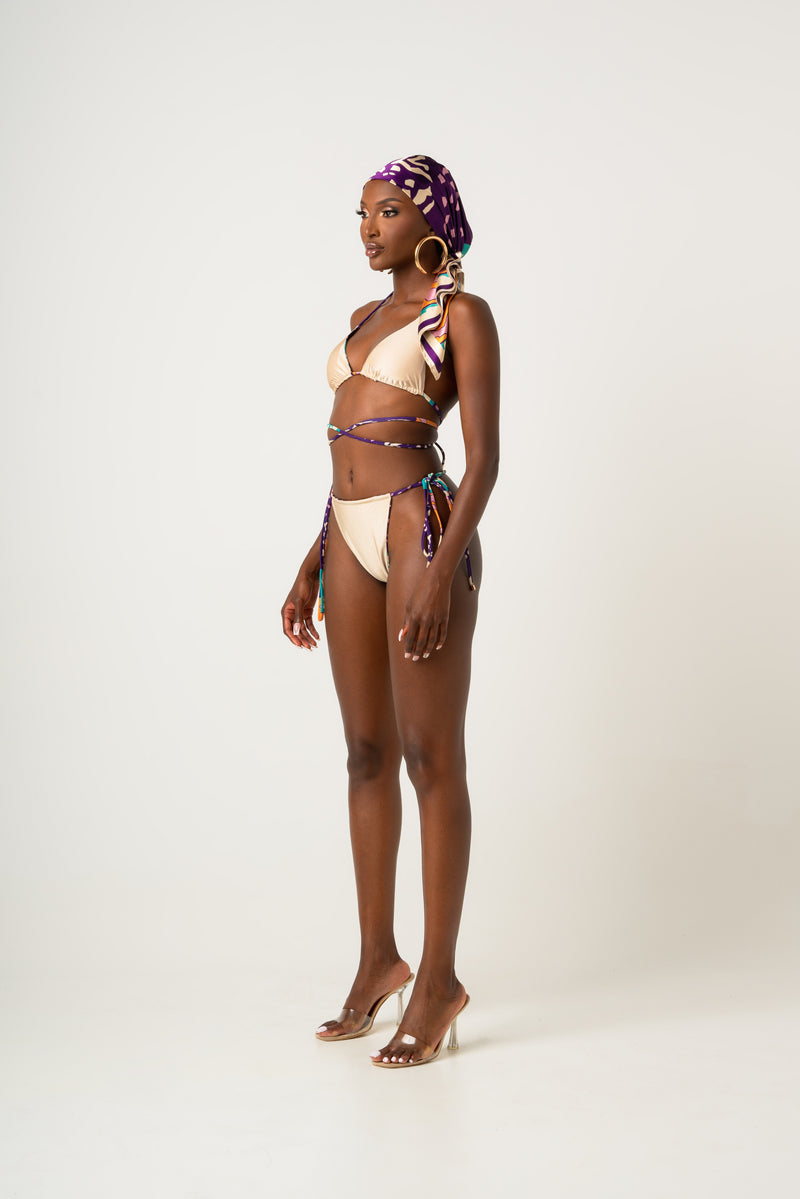 ANU PURPLE Reversible Bikini Top